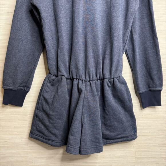 Free People romper hooded activewear cutout back onesie jumpsuit workout XS - Picture 5 of 12